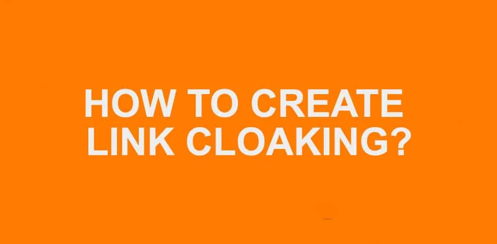 create link cloaking